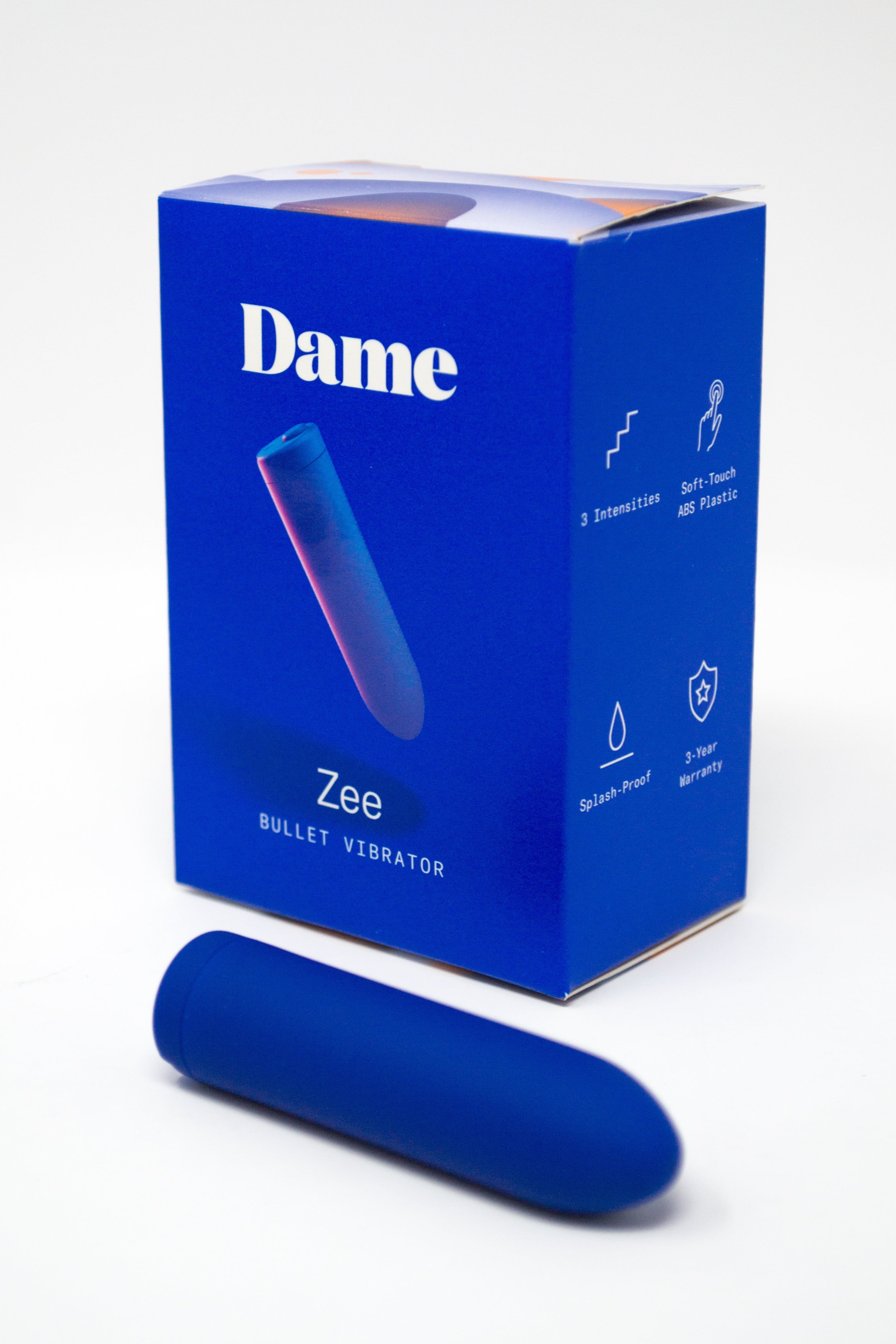 Dame Zee Rechargeable Bullet Vibrator with 3 Speeds and Water-Resistant Design