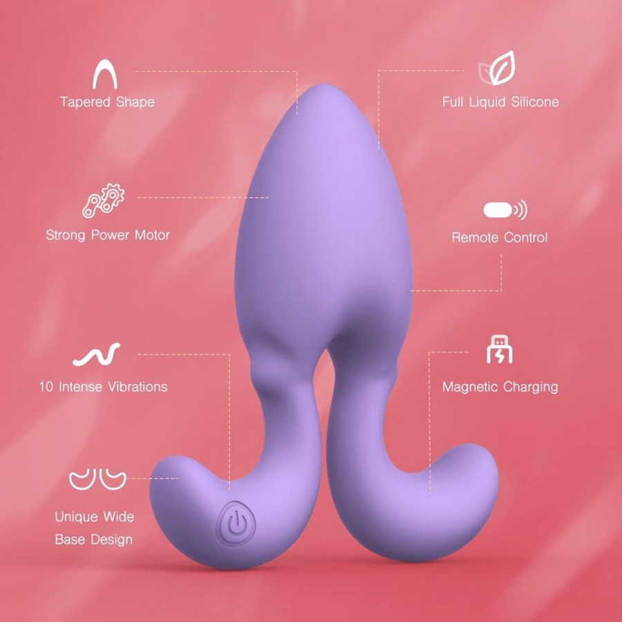 Tracy's Dog Dorace Ultra-Soft Remote Control Anal Vibrator for Intense Pleasure