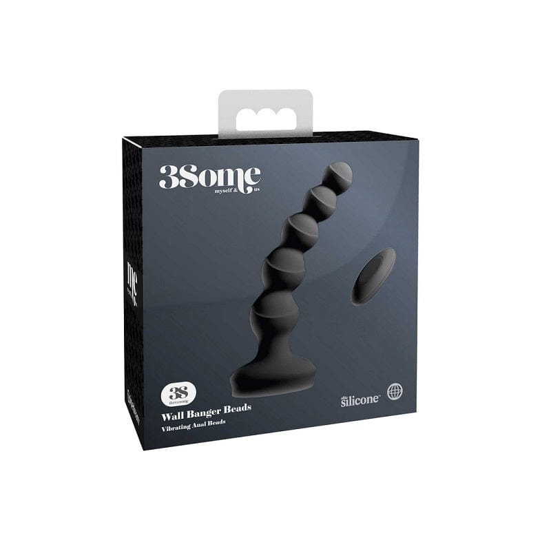 Pipedream Products Multi - Function Wall Banger Beads with Magnetic Remote