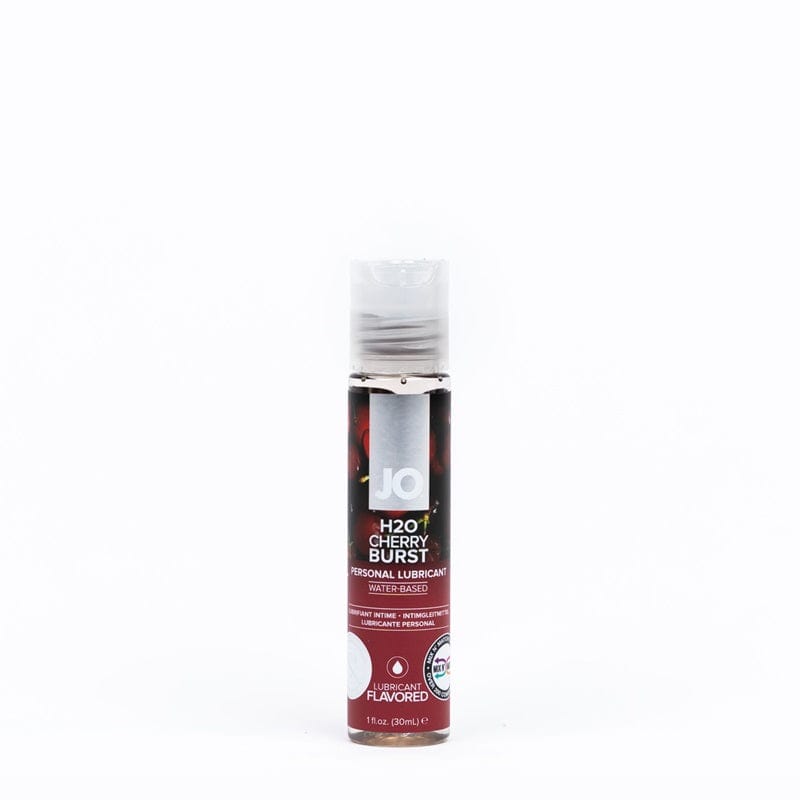 System JO H2O Cherry Burst Flavored Personal Lubricant for Intimacy