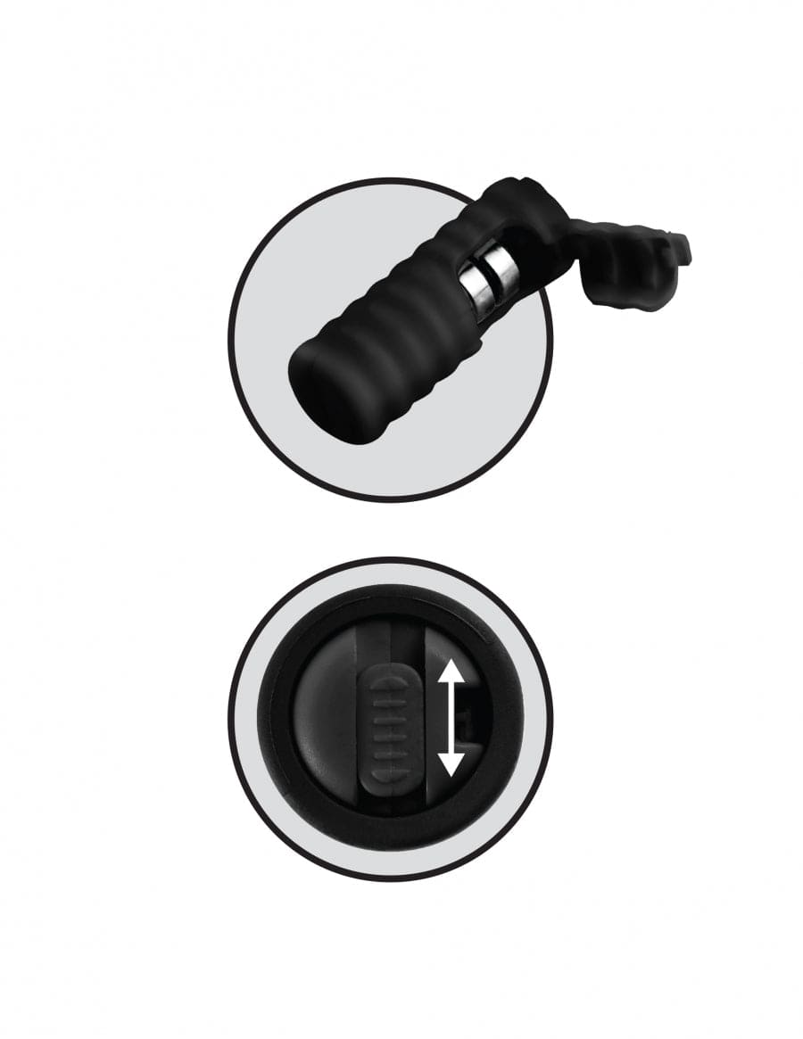 Pipedream Products Fetish Fantasy Vibrating Silicone Nipple Stimulation Lassos for Hands - Free Pleasure