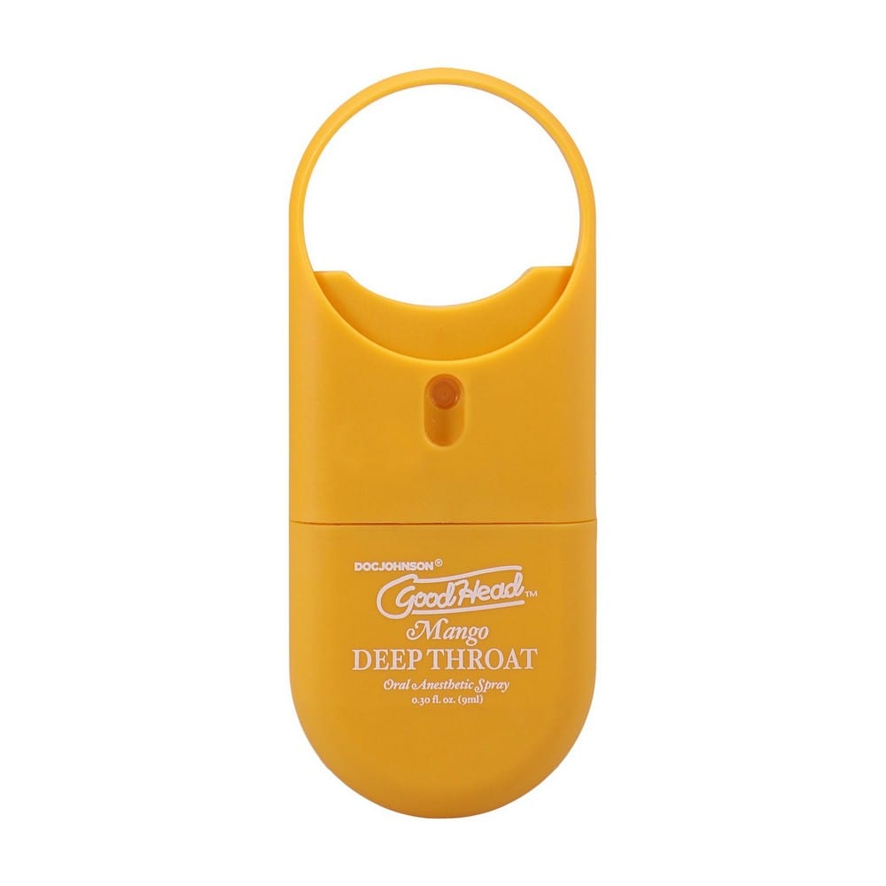 Doc Johnson's Travel-Friendly GoodHead Deep Throat Spray with Tasty Flavors