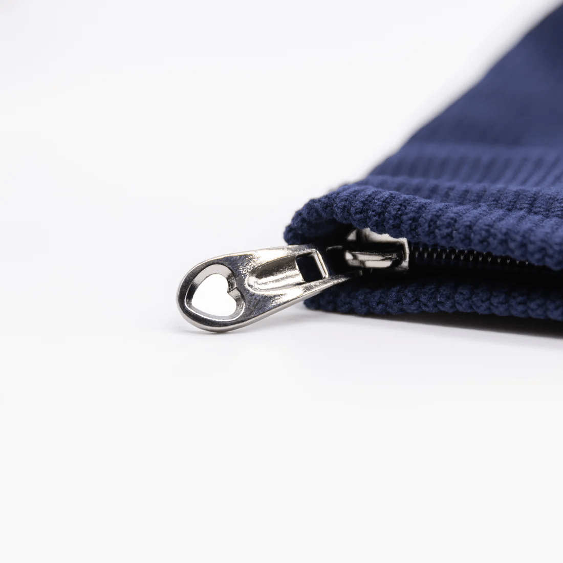 Stylish Midnight Blue Corduroy Emojibator Intimate Pleasure Storage Pouch