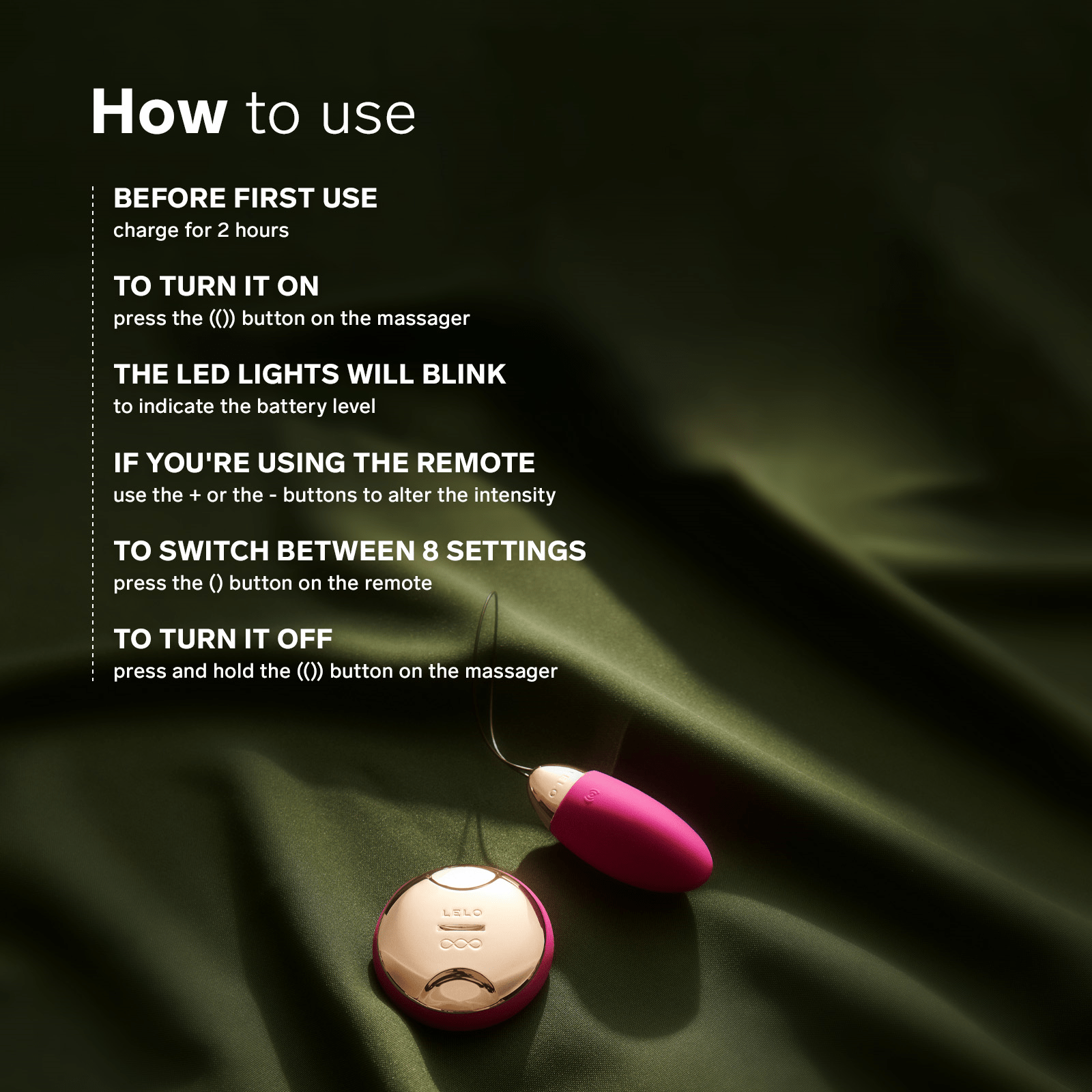 Lelo Lyla 2 Upgraded Bullet Vibrator with Enhanced SenseMotion