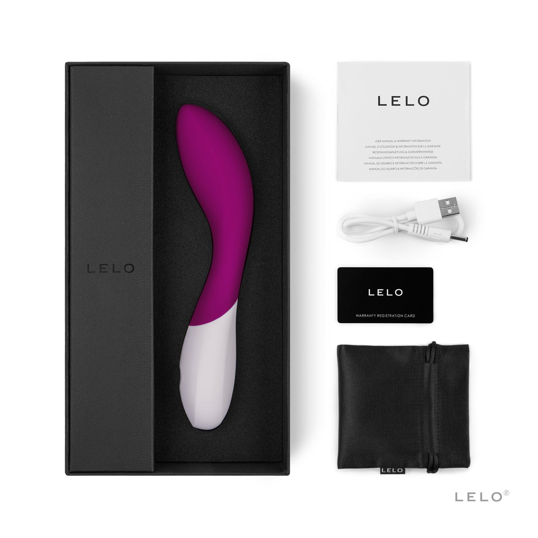 Lelo Mona Wave Luxury G-Spot Vibrating Stimulator for Intense Pleasure
