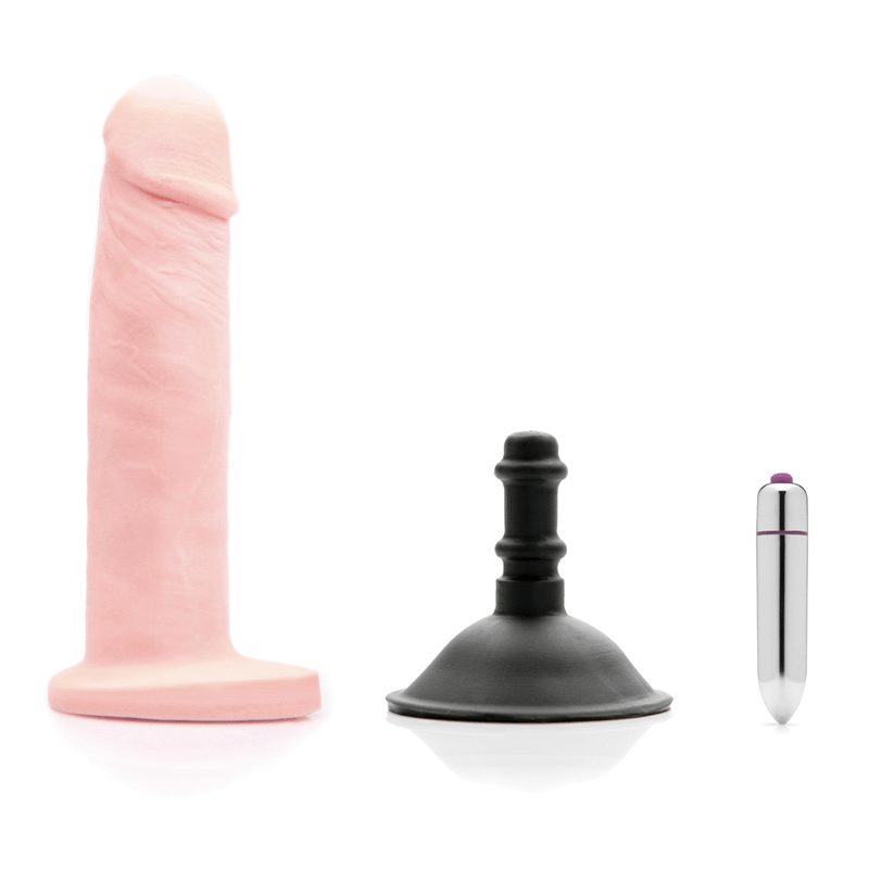 Tantus Alan O2 Suction Cup - Equipped Vibrating Dildo Kit for Lifelike Sensations