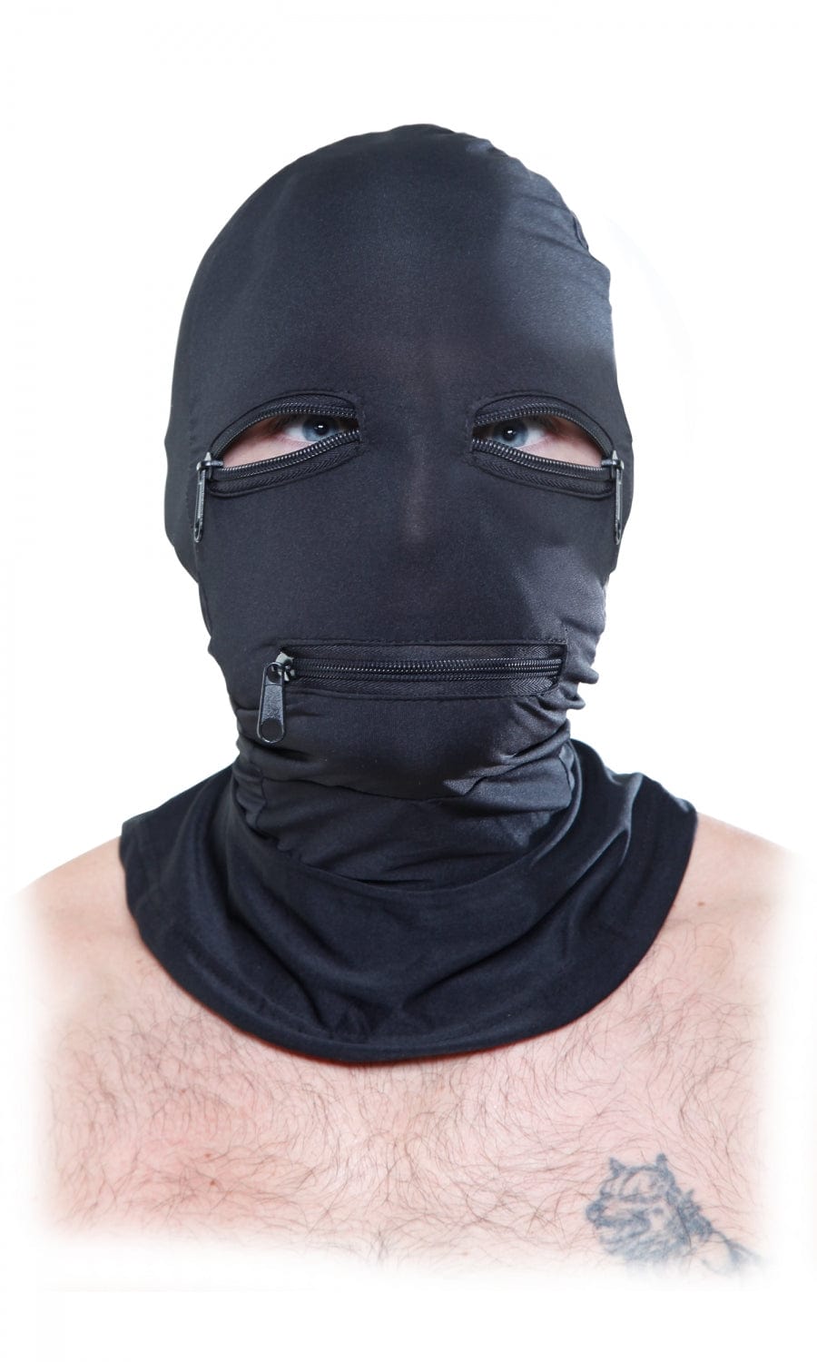 Pipedream Products Adult Fetish Fantasy Style Zippered Face Hood for Unisex