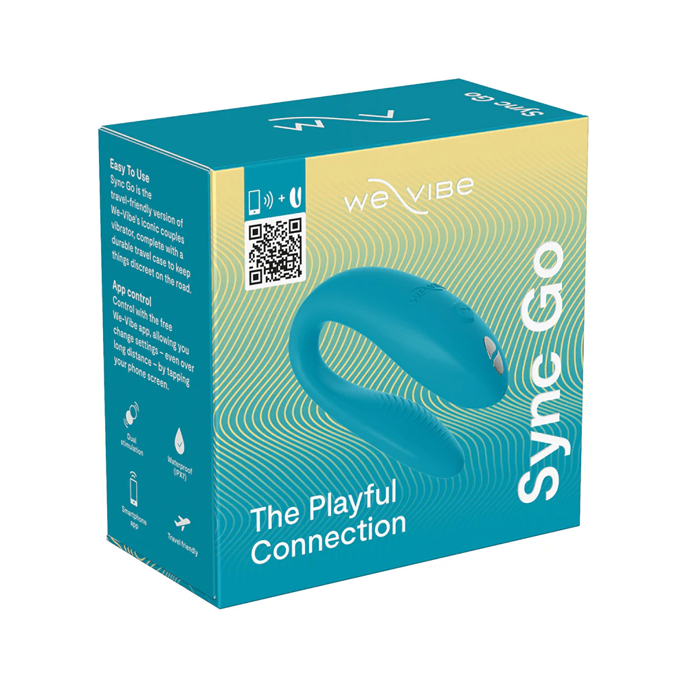 We-Vibe Sync GO Hands-Free Couples Travel Vibrator for Intimate Adventures