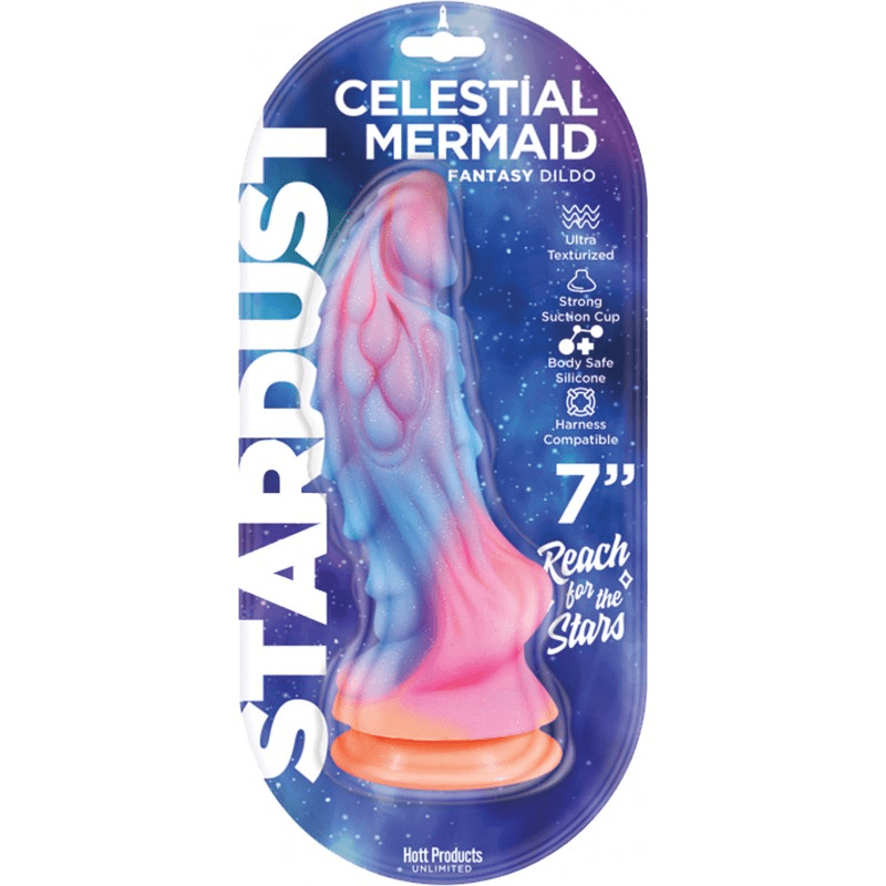 Hott Products Stardust Celestial-themed Mermaid-inspired Adult Fantasy Silicone Dildo