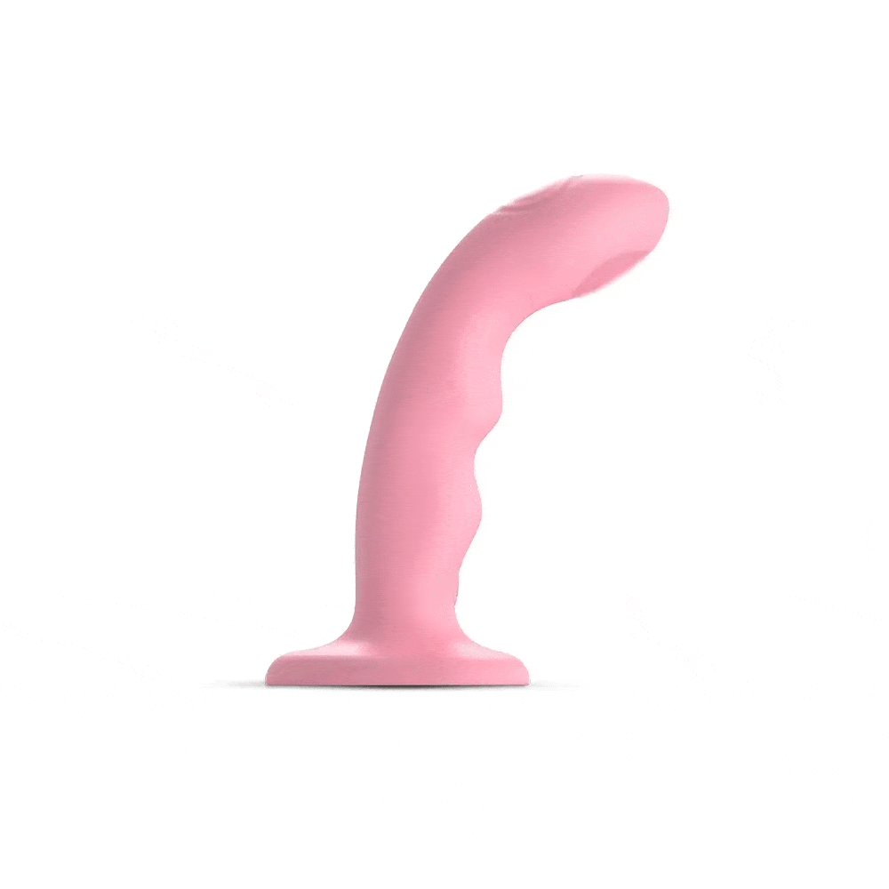 Innovative Double - Tap Vibrating Wave - Shaped Strap - On Dildo