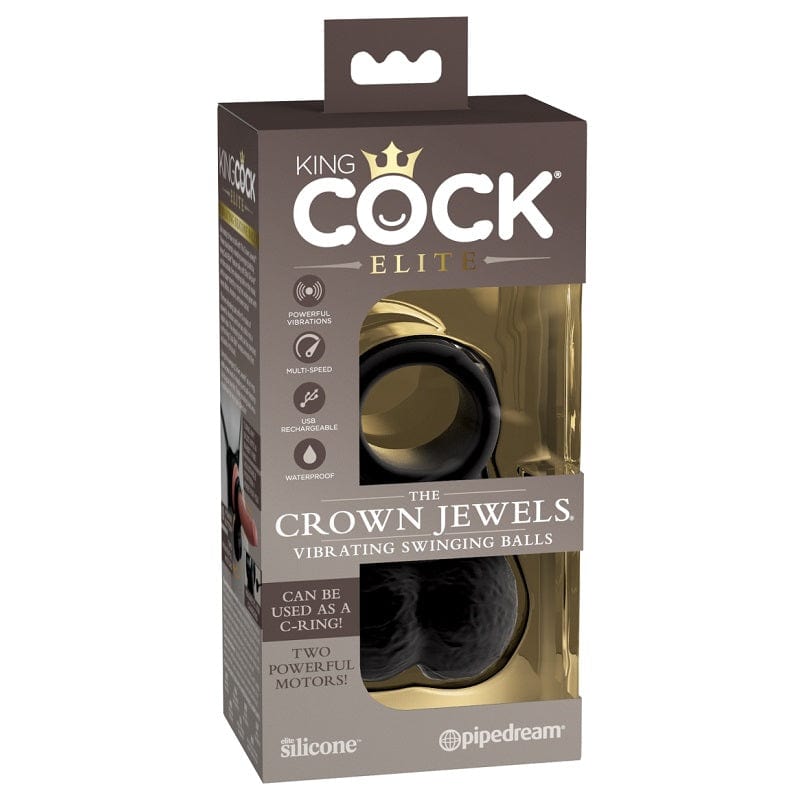 Pipedream Crown Jewels Dual-Density Vibrating Swinging Balls for Enhanced Pleasure