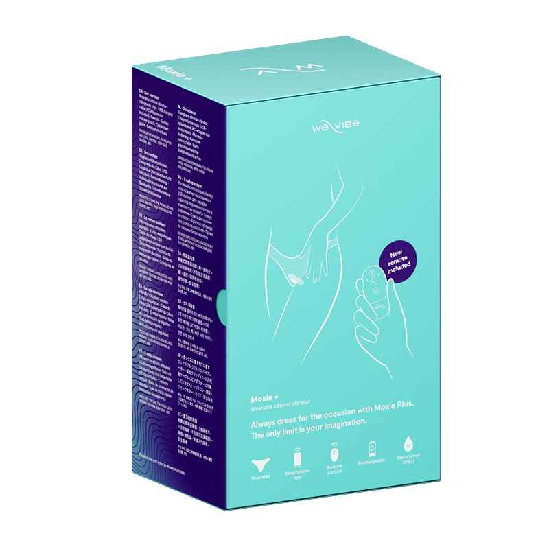 We-Vibe Moxie Plus Discreet Panty Vibrator for Clitoral Stimulation