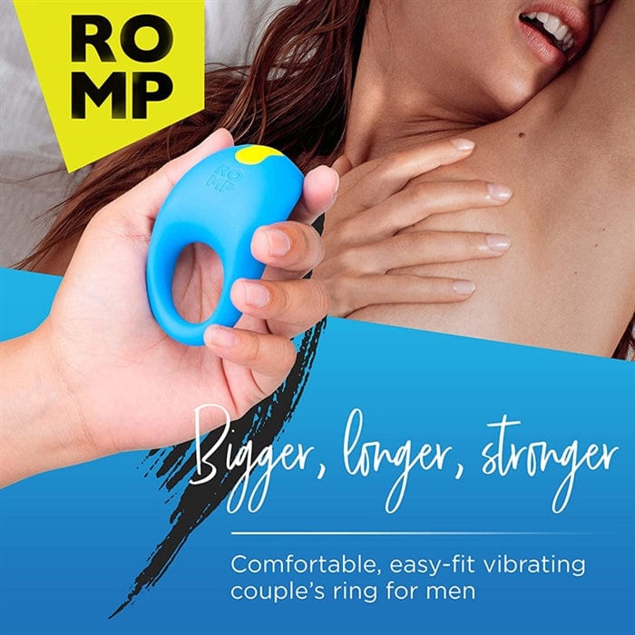 Super-Flexible Romp Juke Vibrating Cock Ring with 6 Modes & Waterproof Design