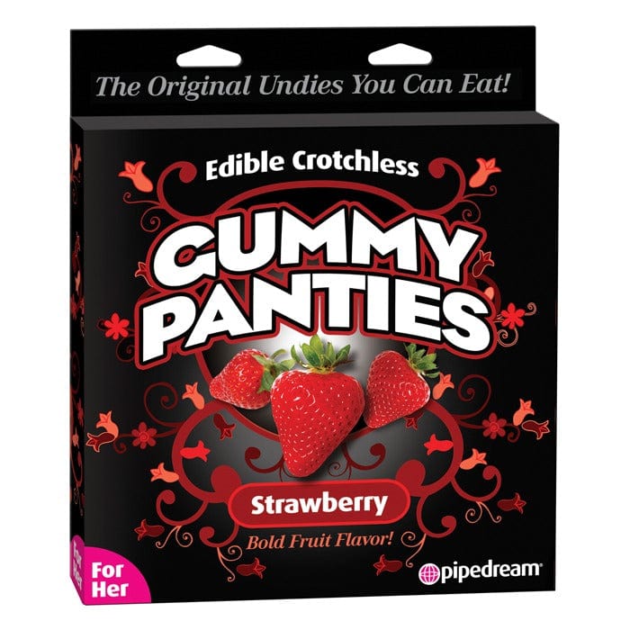 Pipedream Products Strawberry - Flavored Edible Crotchless Gummy Panties