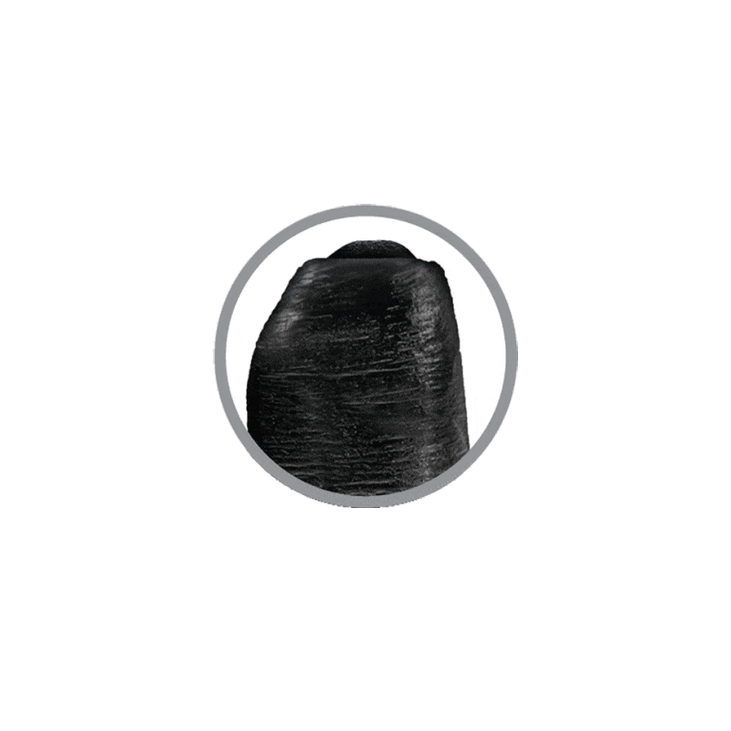 Pipedream Products 6-Inch Black Uncut Realistic King Cock Dildo
