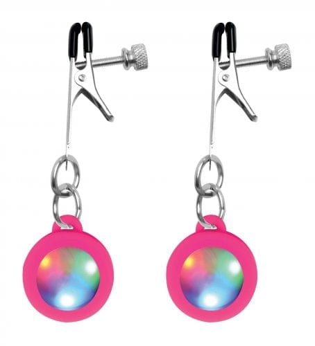 Magical Silicone Illuminated Nipple Clamps for Bedroom Fun