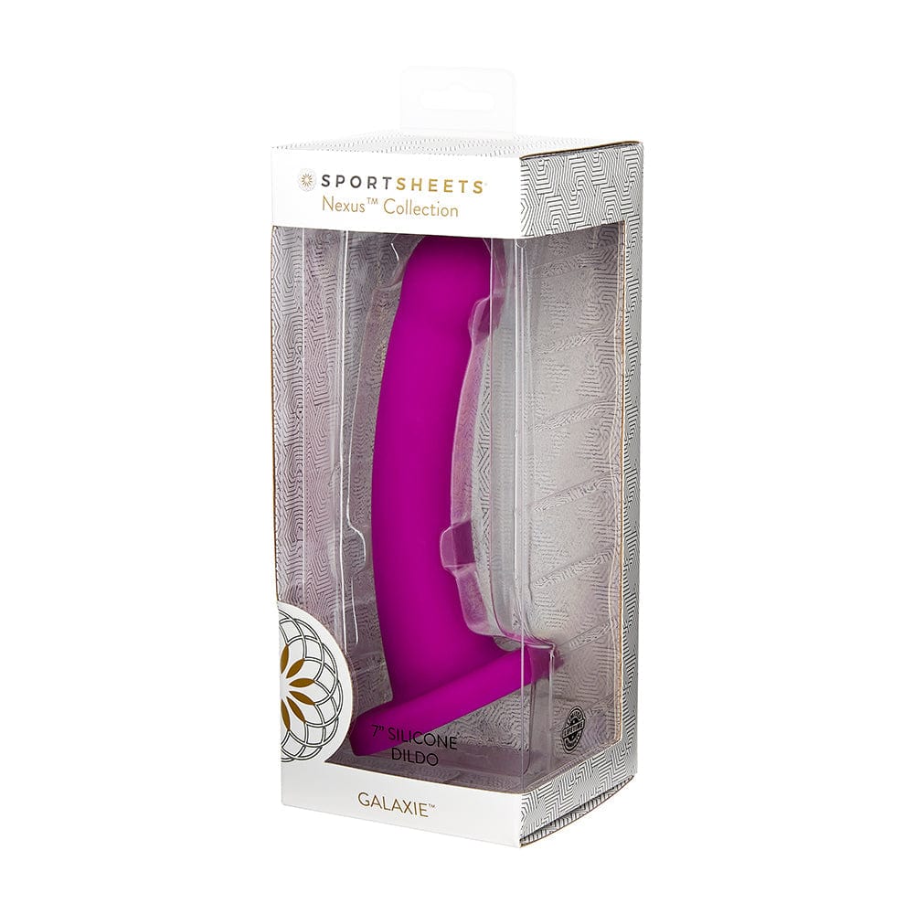 Sportsheets Nexus Galaxie 7-Inch Silicone Plum-Colored Adult Dildo for Spicing Up Sex Life