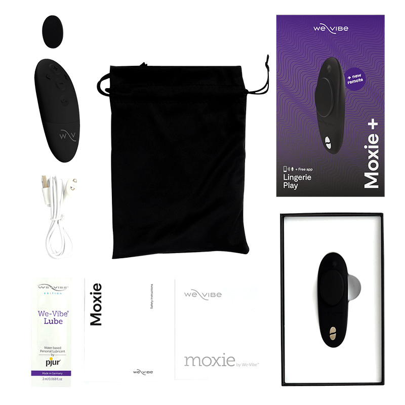 We-Vibe Moxie Plus Discreet Panty Vibrator for Clitoral Stimulation