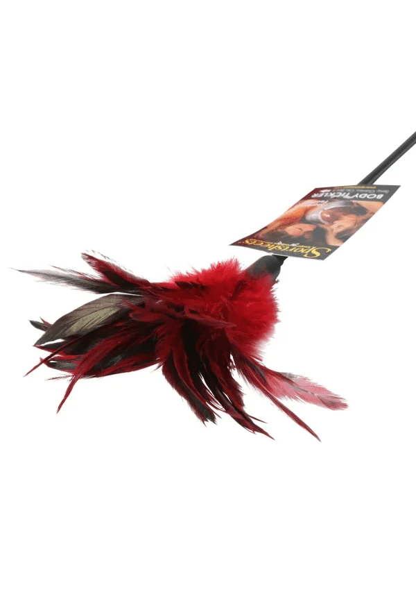 Sportsheets Intimate Starburst Tickler with Vibrant Rooster Feathers