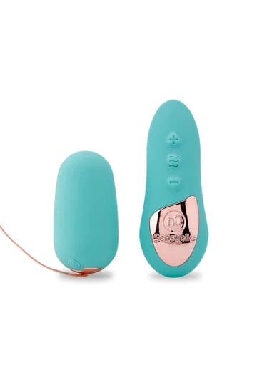 Nu Sensuelle Rechargeable Remote - Controlled Small Egg Vibrator with 15 Functions