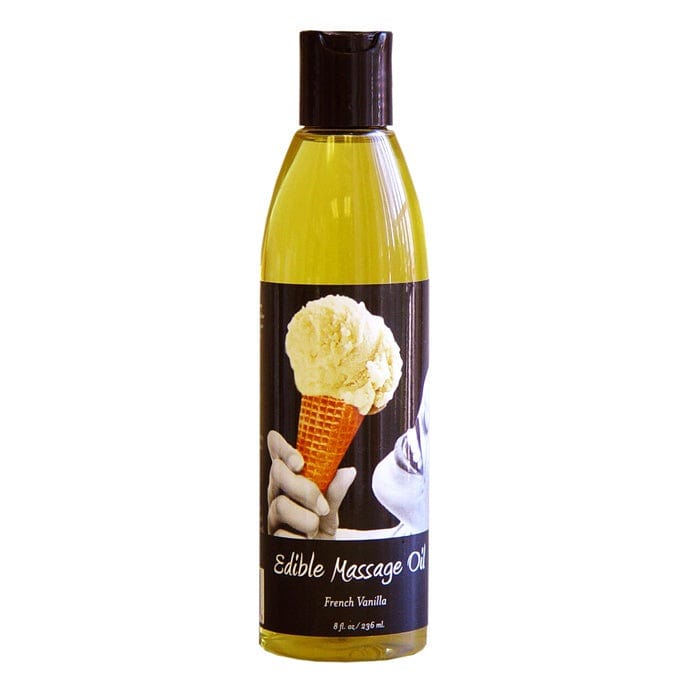 8-Ounce Earthly Body Edible Massage Oil for Luxurious Skin Care