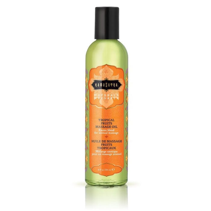 Kama Sutra Naturals Tropical Fruits Silky Massage Oil with Four Luscious Scents