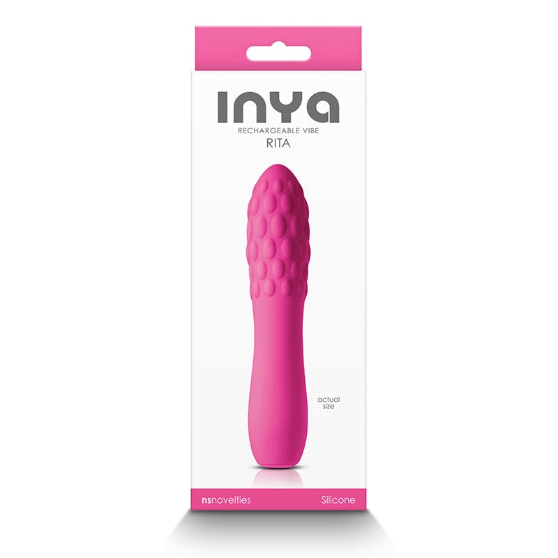 NS Novelties Inya Rita Compact Rechargeable Silicone Vibe with 10 Settings