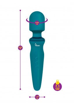 Viben Fierce Ultra - Intense Rechargeable Wand Massager for Sensual and Relaxing Use