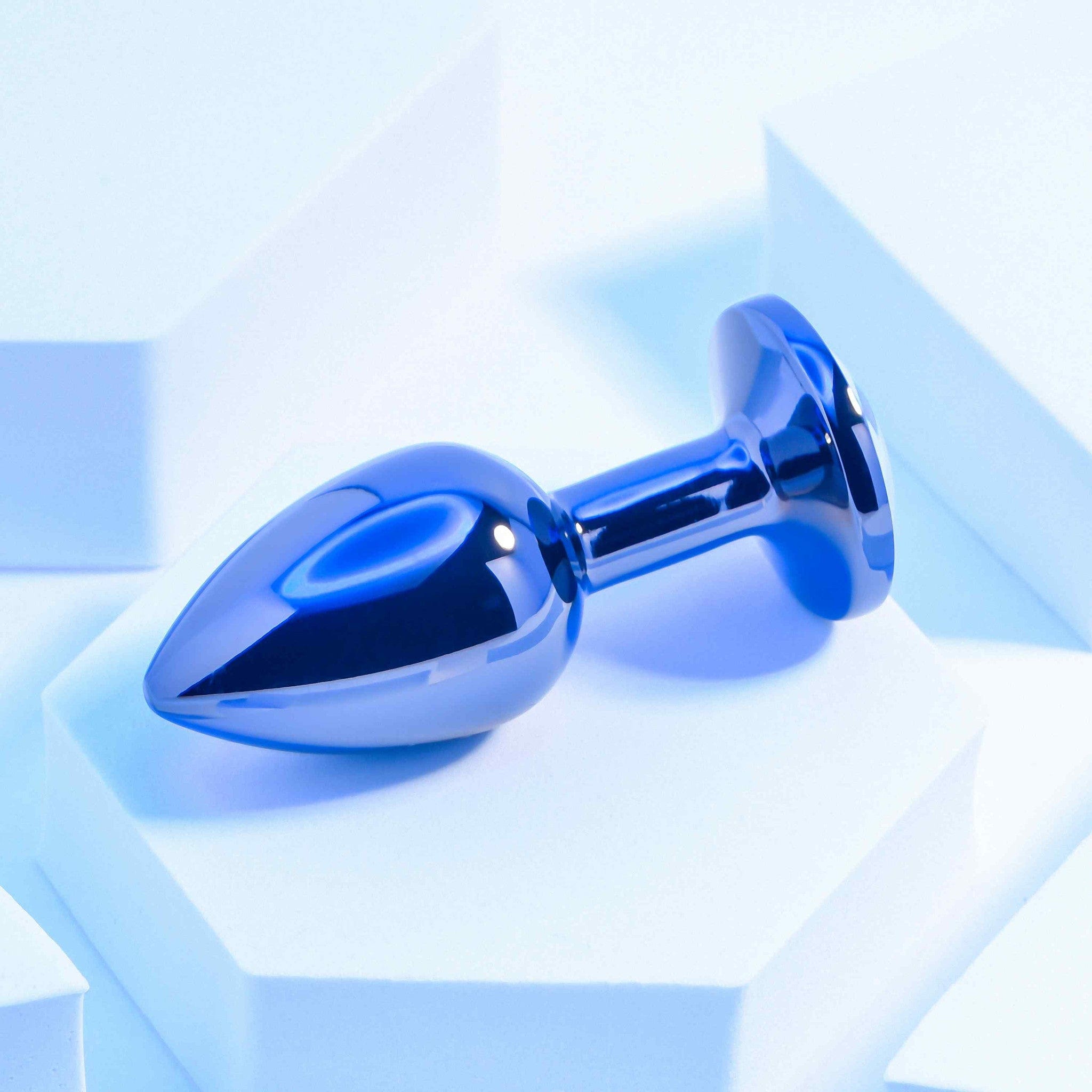 Small Playboy Tux-Style Body-Safe Aluminum Alloy Butt Plug