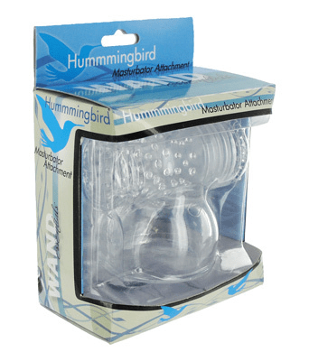 XR Brands Hummingbird Soft TPR Masturbator Wand Accessory
