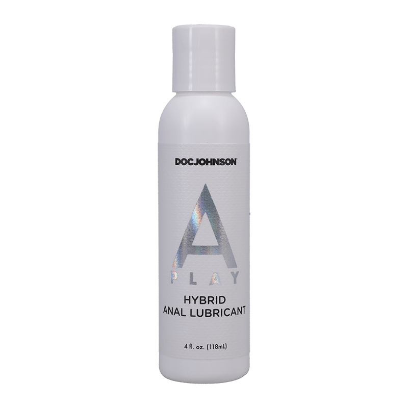 Doc Johnson A-Play Hybrid Anal Lubricant: 4 oz Water-Silicone Blend