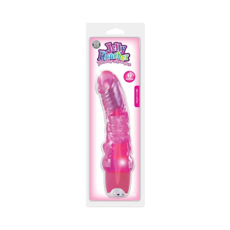 NS Novelties Jelly Rancher 6 - Platinum TPE Waterproof Multi - speed Vibrating Massager