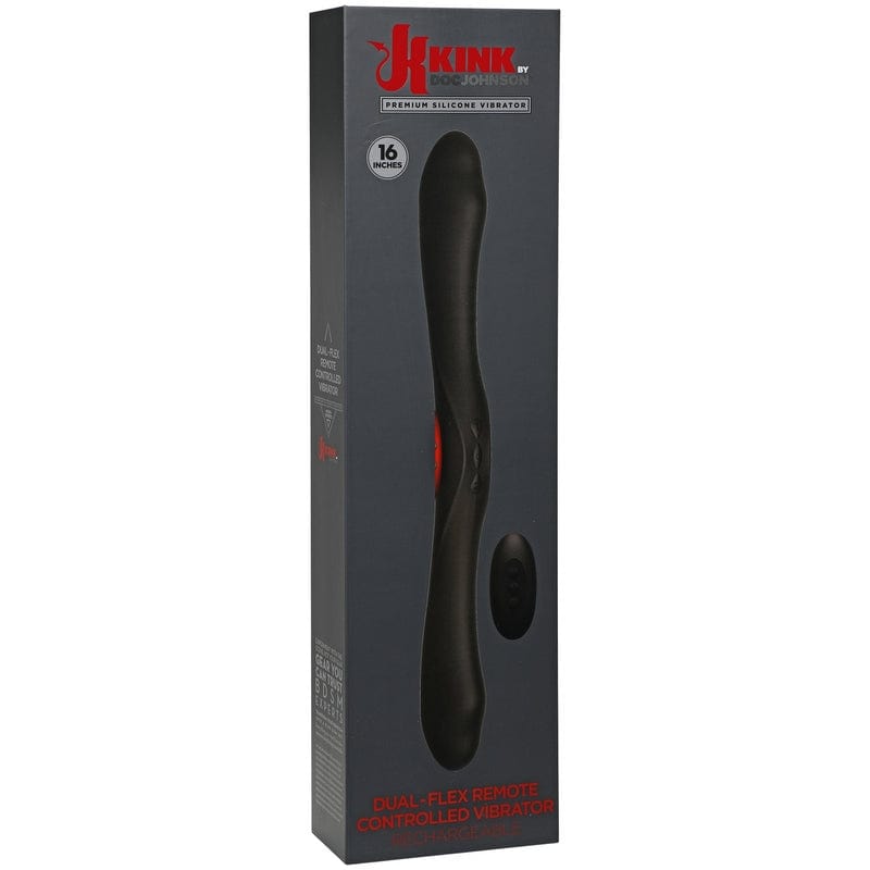 Doc Johnson Kink Remote-Controlled Dual-Flexible Silicone Vibrator for Intense Pleasure
