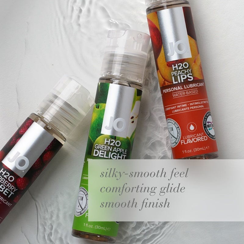 System JO H2O Green Apple Flavored Lubricant for Sensual Intimate Moments