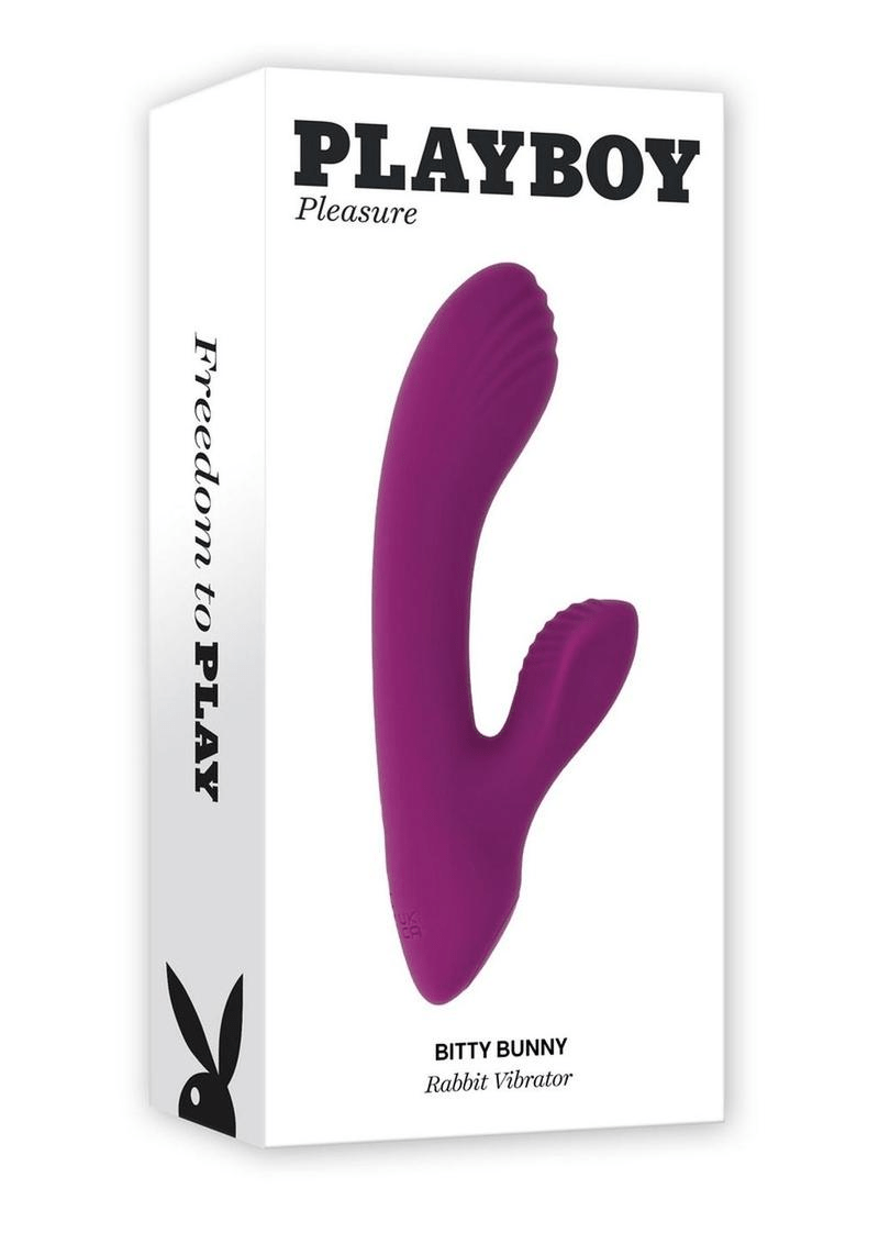 Playboy Compact Bitty Bunny Rabbit Vibrator with Multiple Speeds