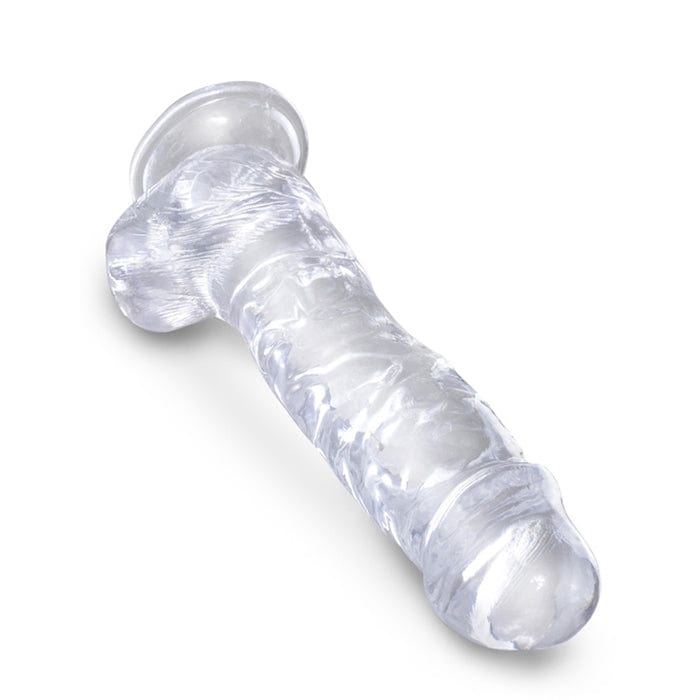 Pipedream King Cock 8-Inch Translucent Cock with Balls for Enhanced Pleasure