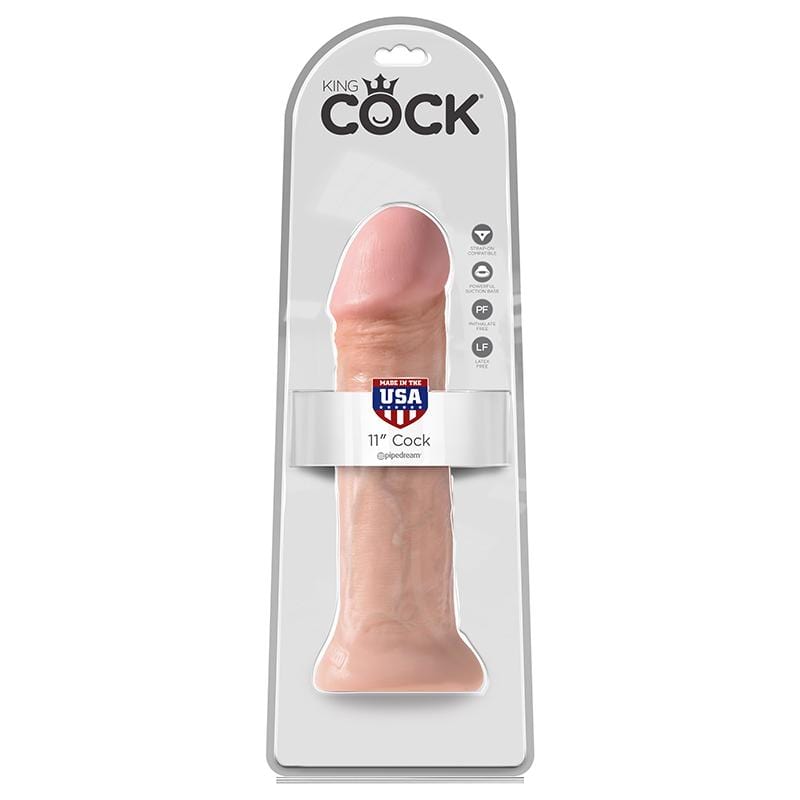 Pipedream King Cock 11-Inch Beige Realistic Dildo