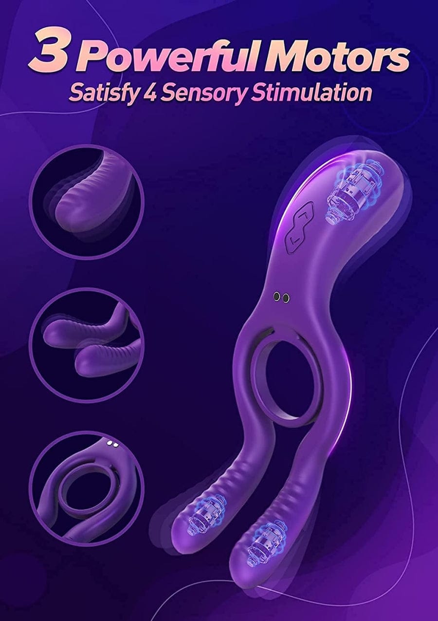 Tracy's Dog Adult Pleasure Penis Ring Rabbit-Style Vibrator