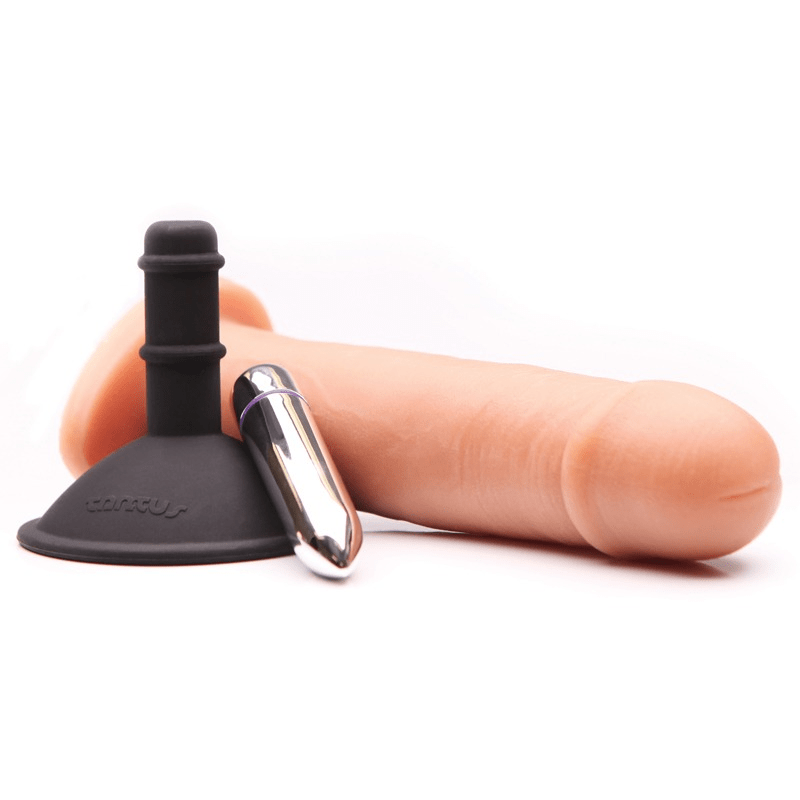 Tantus Alan O2 Suction Cup - Equipped Vibrating Dildo Kit for Lifelike Sensations