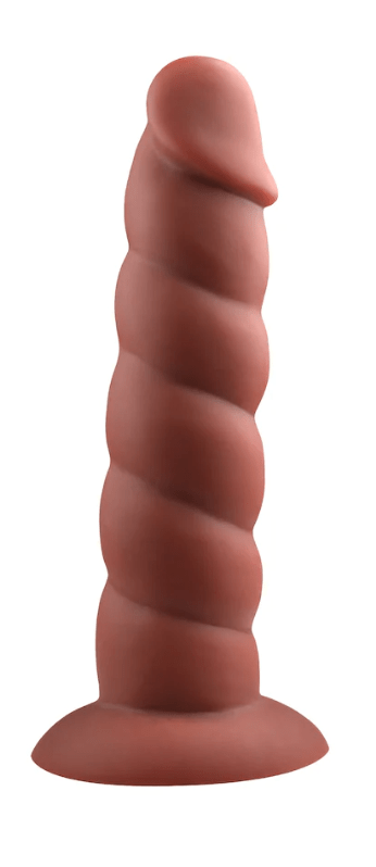 7-Inch Rock Candy Silicone Dildo - Suga - Daddy for Ultimate Carnal Satisfaction