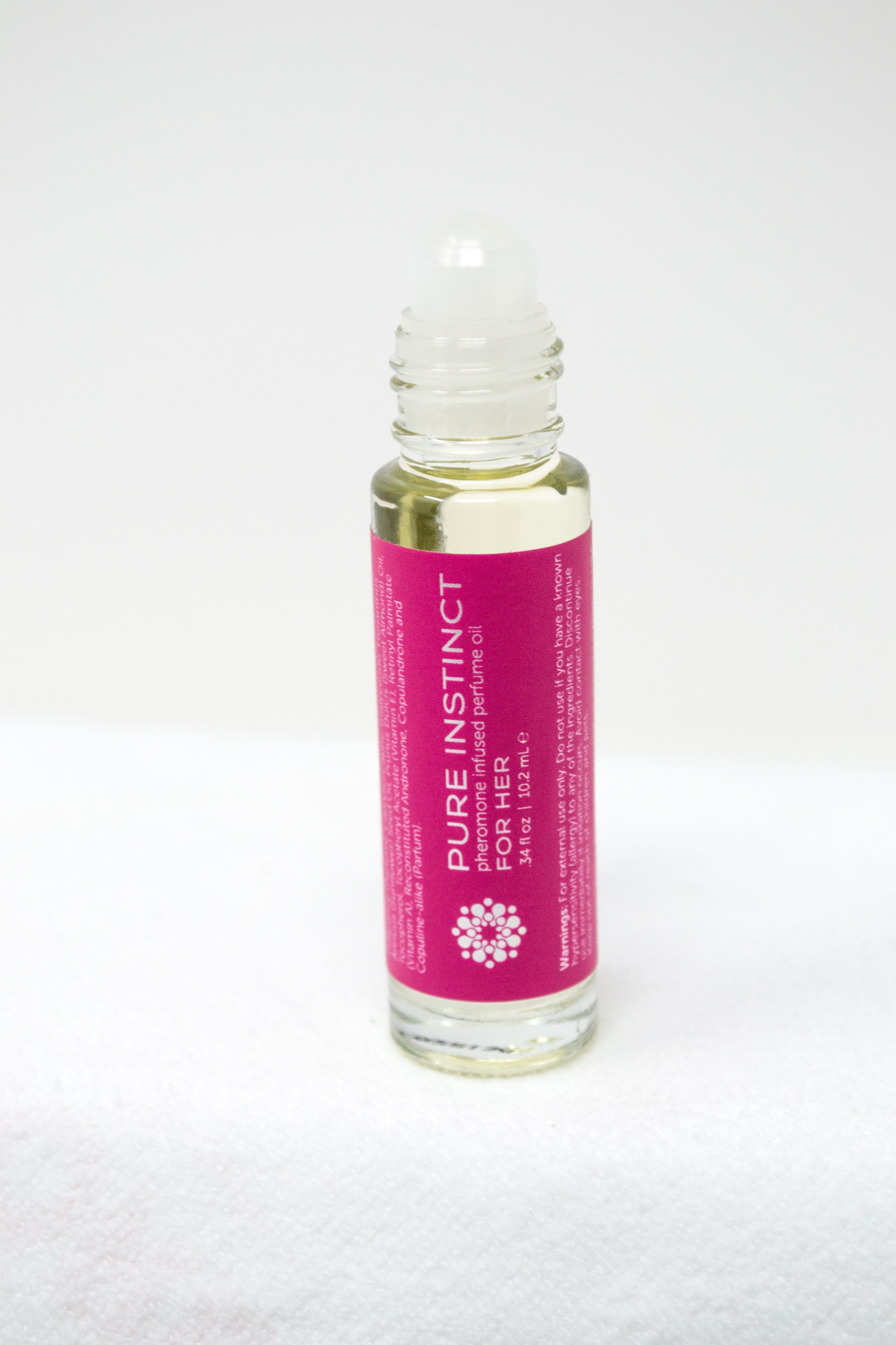 Pure Instinct Pheromone Oil Roll-On for Women to Enhance Sexual Allure