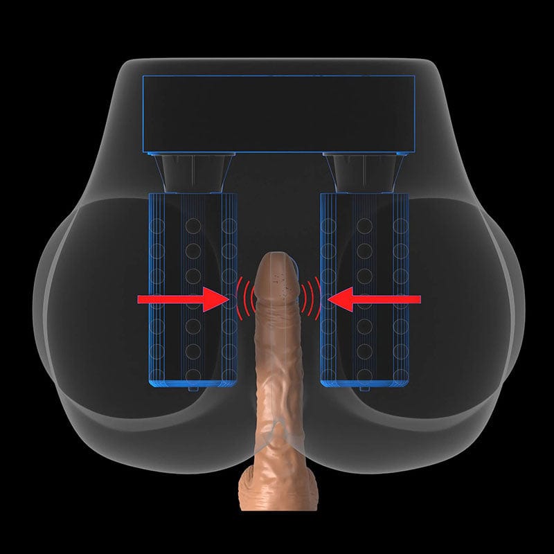 Pipedream Products PDX Elite Giant Butt Masturbator - Milk Me Silly Light Edition