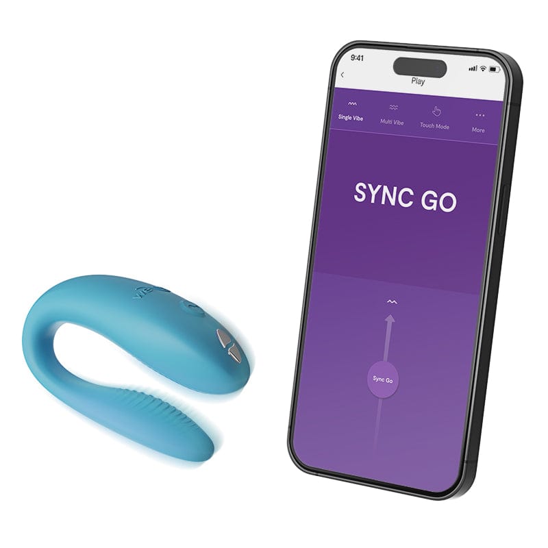 We-Vibe Sync GO Hands-Free Couples Travel Vibrator for Intimate Adventures
