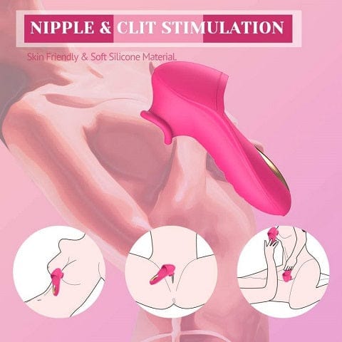 Tracy's Dog Finger Sleeve Style G-Spot Clitoral Sucking Vibrator Sex Toy