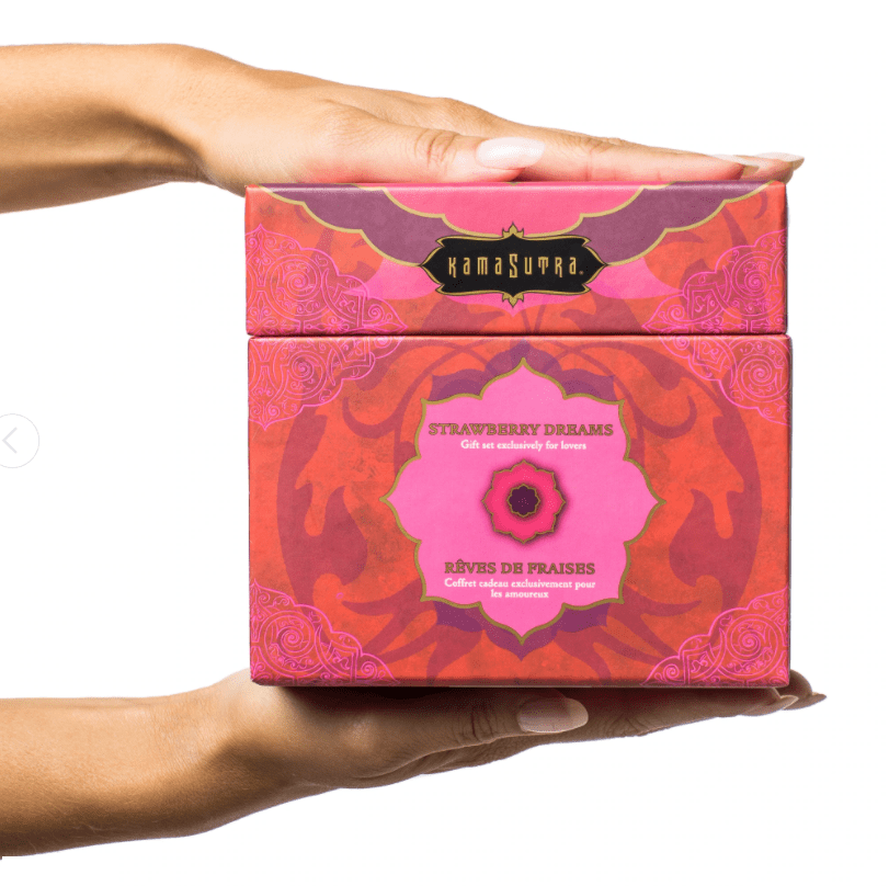 Kama Sutra Luxury Treasure Trove Strawberry Dreams Intimate Romance Gift Set