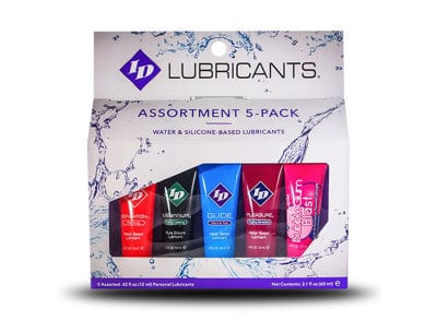 ID Intimate Lubricants Assortment Pack of Five Varieties