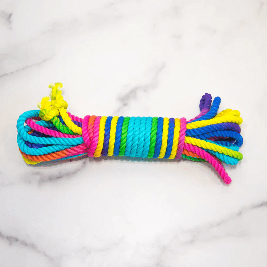 Eco-Friendly Emojibator Unicorn Rainbow 8-Meter Bondage Rope