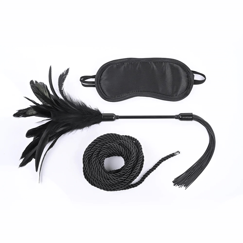 Sportsheets Sensual Shadow Tie and Tickle Kit for Enhanced Intimate Play