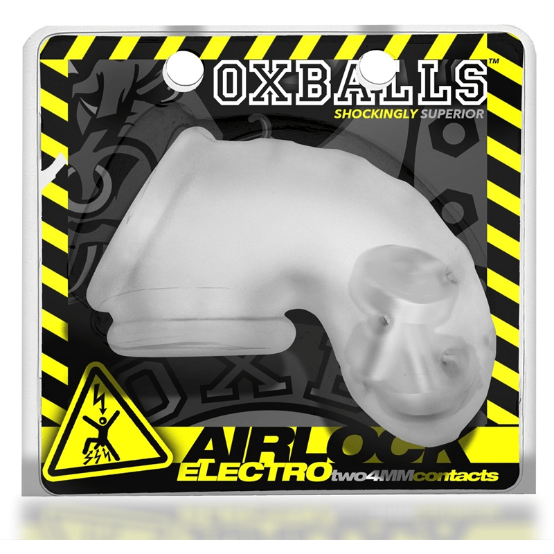 Oxballs Airlock Electro-Stimulating Chastity Cage for Enhanced BDSM Experience