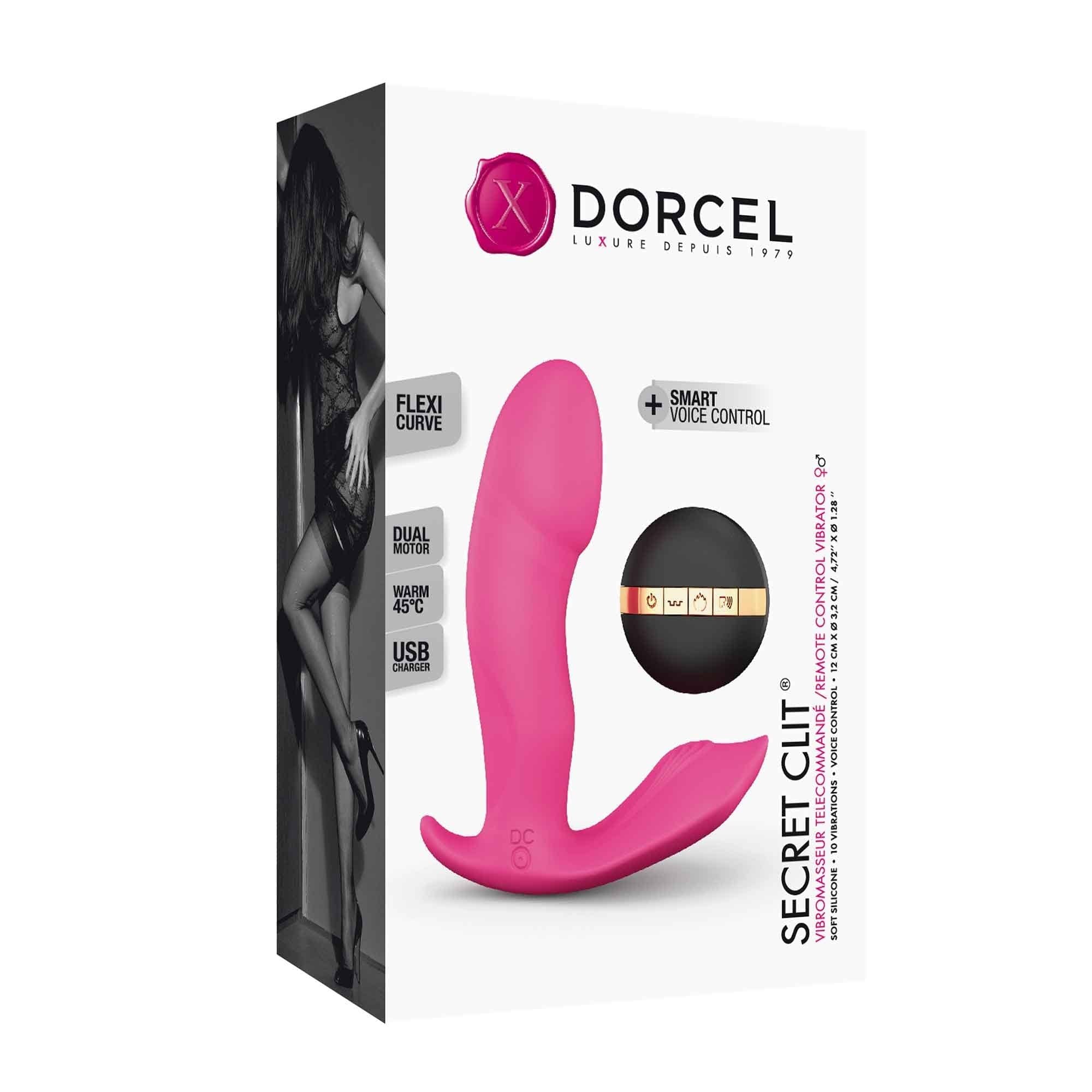 Dorcel Secret Remote - Controlled Clitoral and G - Spot Vibrator for Ultimate Pleasure
